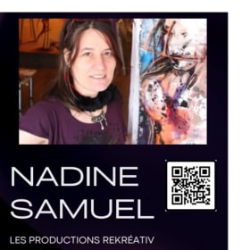 OEUVRE ORIGINALE PEINTE EN LIVE  par Nadine Samuel item