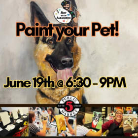 2 tickets for Paint Your Pet Night at Art With Alejandro item