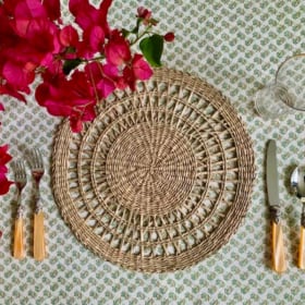 Handmade placemat - natural item