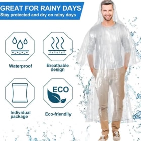 100 Pack Ponchos item