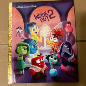 INSIDE OUT 2 LITTLE GOLDEN BOOK NEW UNUSED DISNEY PIXAR item