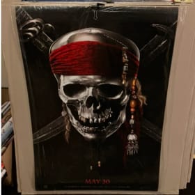 PIRATES OF THE CARIBBEAN (2003) MOVIE POSTER DISNEY DEPP D/S item