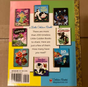 INSIDE OUT 2 LITTLE GOLDEN BOOK NEW UNUSED DISNEY PIXAR item