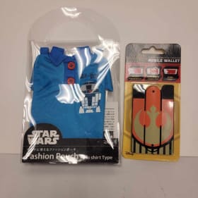 Star Wars fans! Carry bag and mobile wallet set-new item