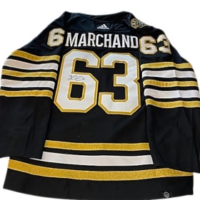 Autographed Marchand Bruins Jersey item