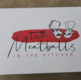 Two Meatballs in the Kitchen! item