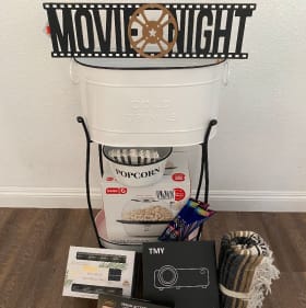 7. Mrs. Chavez’s Outdoor Movie Night Basket item