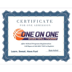 32. One On One Basketball Training Registration item