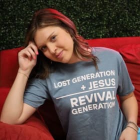 T-shirt: Lost Generation + Jesus = Revival Generation item