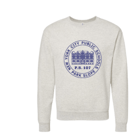 107 Seal Crew Neck Sweatshirt - Oatmeal with Navy Lettering item