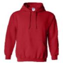 Hooded Sweatshirt 50/50 cotton poly front pouch pocket item