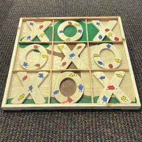 Ms. O'connor's tik tac toe game item