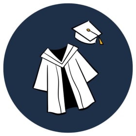 🎓 Cap & Gown - RENTAL item