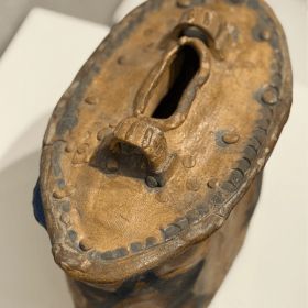 Ceramic Tzedakah Box by Joyce Lieberman item