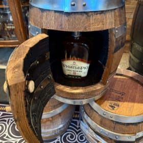 Handcrafted Bourbon Barrel Display by Ric Holder item