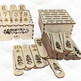 Popsicle Stick Playing Cards item