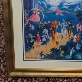 Melanie Taylor Kent, Wizard of Oz, lithograph 44"x 32&1/2" item