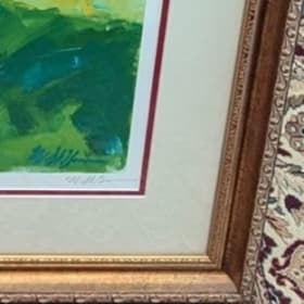 William St. George, Floral, s/n lithograph, #4/500. 28" x 28 item