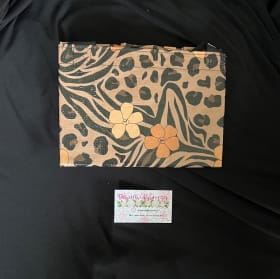 Leopard print tote bag item