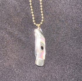 Tiny knife necklace item