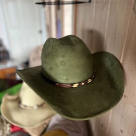 Sage Green Felt Cowboy Hat item