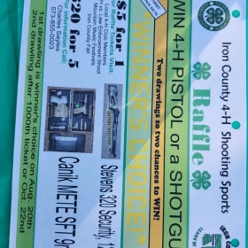Raffle ticket item