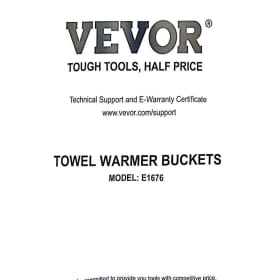 VEVOR Towel Warmer 25L, Towel Warmer Bucket item