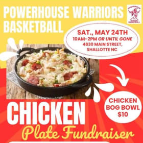 Chicken Bog plate plus dessert item