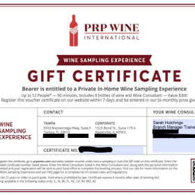 Wine Sampling Experience for 12 people item