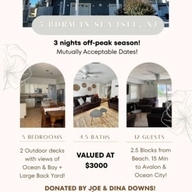 Five Bedroom Beach House- 3-nights item