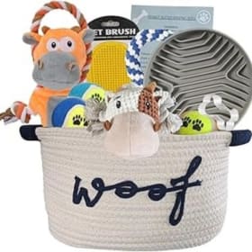 New Puppy Gift Basket item