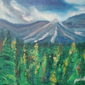 Mountain Landscape Art Print item
