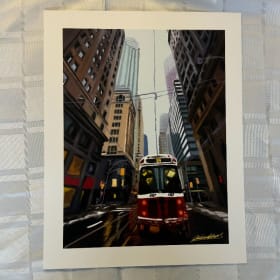 Toronto Street Car Art Print item
