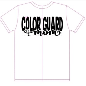 Glitter Color Guard mom tshirt item