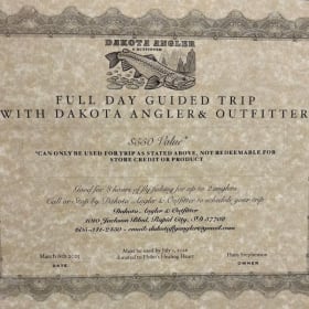 Full Day Guided Fly Fishing Trip for 1 or 2 people item