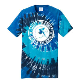 Crystal Blue Tie Dye Shirt Sleeve Tee -XLarge item