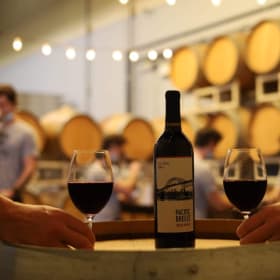 Explore a winery in the middle of the city. item