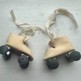 Vintage Doll Roller Skates #3 item