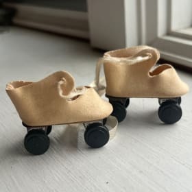 Vintage Doll Roller Skates #3 item