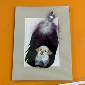 Hand Painted Feather item