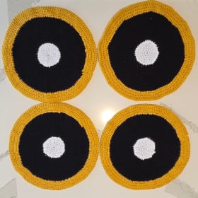 Hand-Crocheted Album Mats item