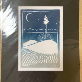 White Sands night. Matte Print #2 by Gabriele Teich item