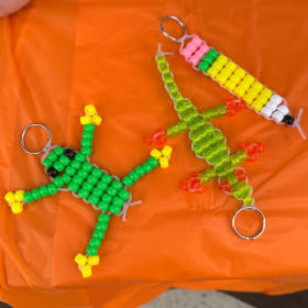 Beaded Keychain/Bag Tags item