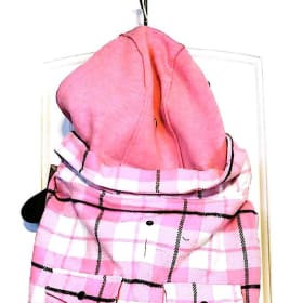 Cnanda ppoch shacket pink plaid size 20 item