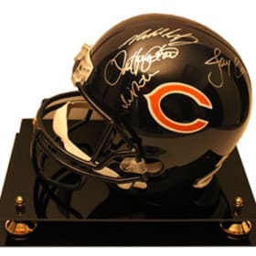 Signed Bears Football Helmet item