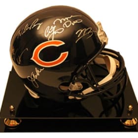 Signed Bears Football Helmet item