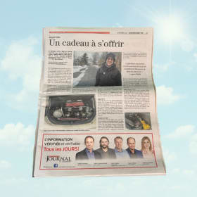 🗞️ Journal de Chambly – Page couverture entière et article item