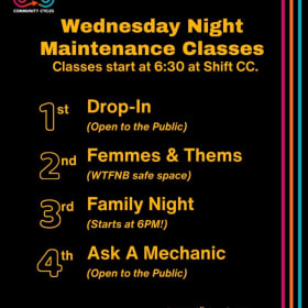 Maintenance Class: Femmes & Thems item