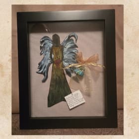 Framed Gold Angel item