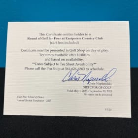 Golf- Value $500 item